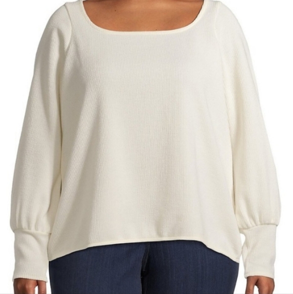 Madewell Ottoman Ribbed Square Neck Top 